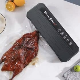 Aparat de vidat si sigilare alimente + 10 saci incluși