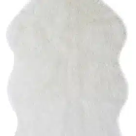 Blană artificială Lucia alb 100cm x 60 cm
