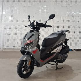 Scuter benzina, motor 50cc, model R9, viteza maxima 45 km/h, gri
