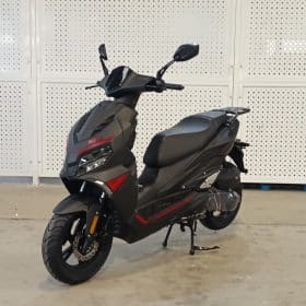 Scuter benzina, motor 50cc, model R9, viteza maxima 45 km/h, Negru