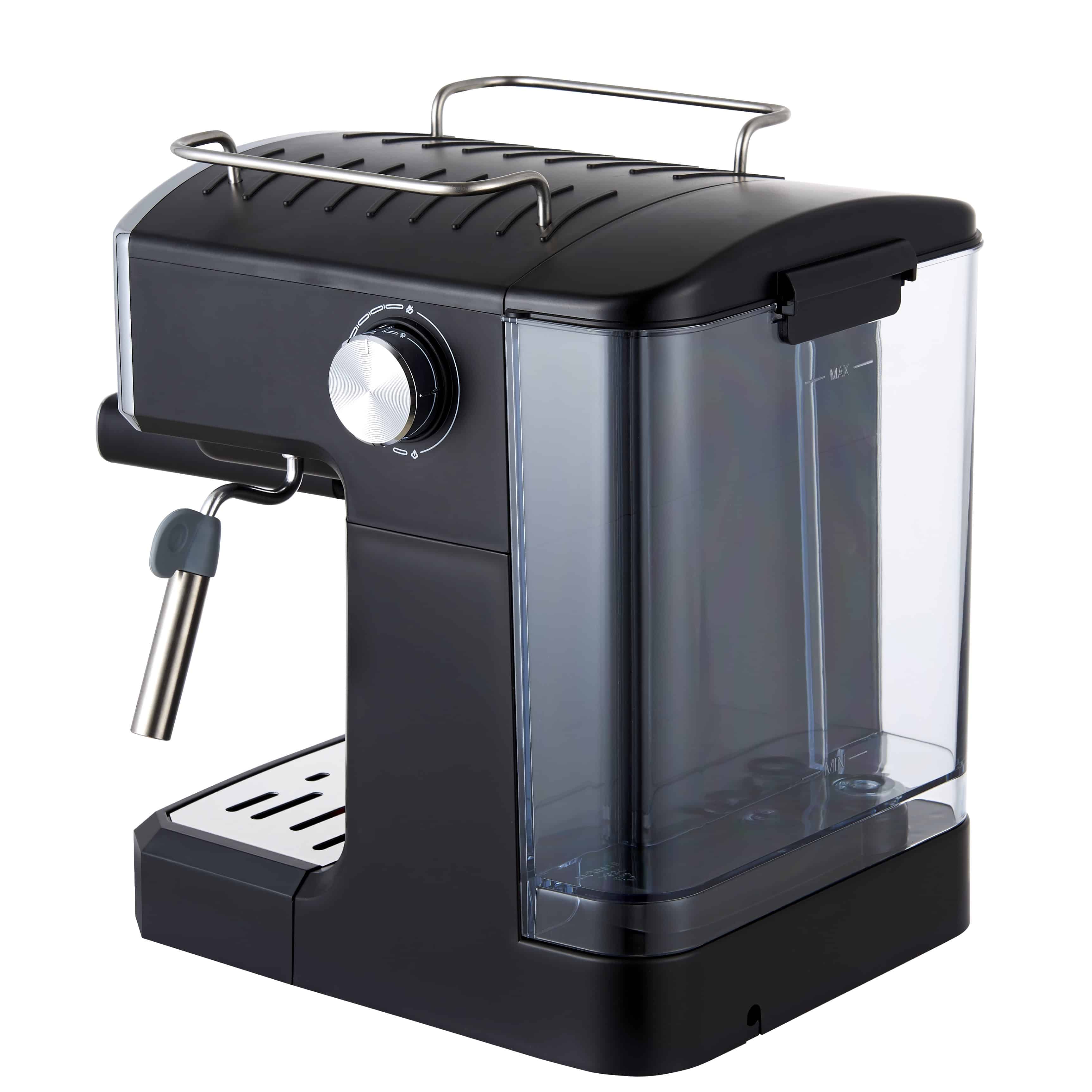 Espressor Negru,20 Bar, 1.6 l, 850 W, Design Retro, semi automat - imagine 4