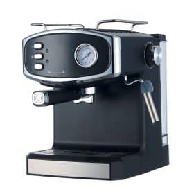 Espressor Negru,20 Bar, 1.6 l, 850 W, Design Retro, semi automat
