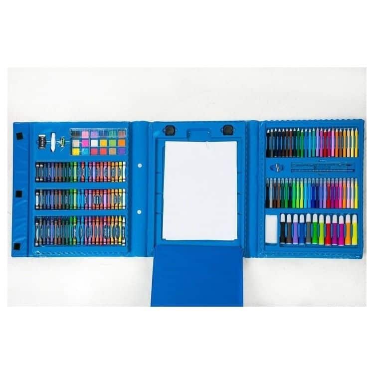 Set Complet pentru Pictură și Desen, 208 Piese albastru si roz - imagine 4