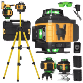 Nivela Laser 3D JRH 16 Linii Verzi Ultra-Precise pentru Profesioniști