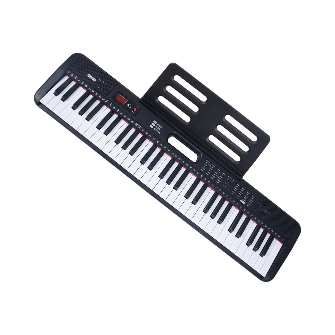 Orga electronică portabilă cu 61 clape, microphone si suport nota - imagine 5