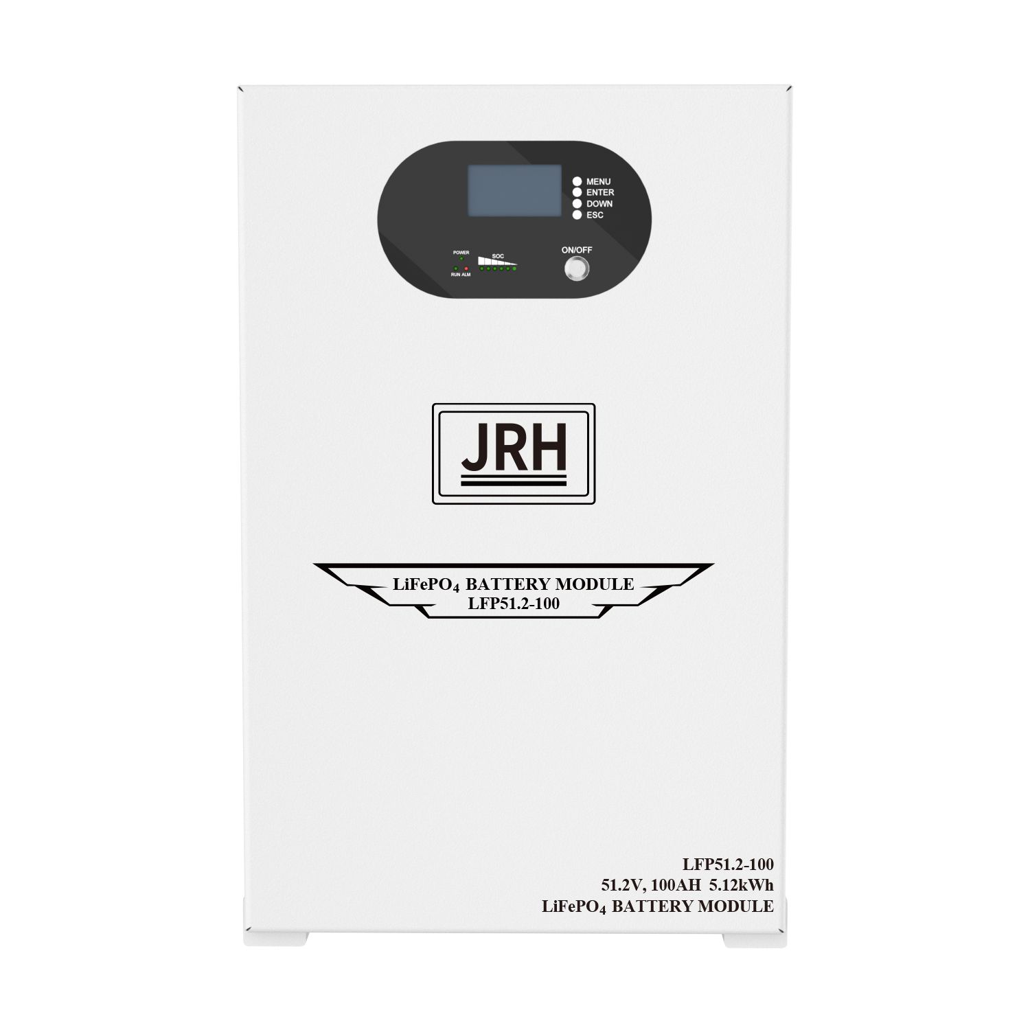 Baterie Solară LiFePO4 JRH 5.12 kWh, 51.2V, cu Display si bms - imagine 5