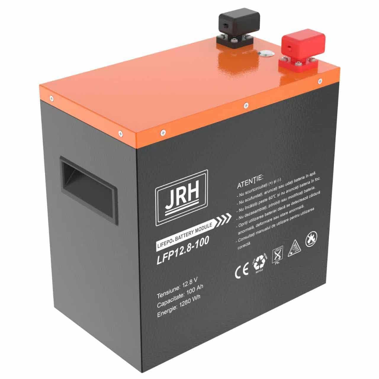 Acmulator solar lithiu 100ah 12v, Lifepo4 - imagine 2