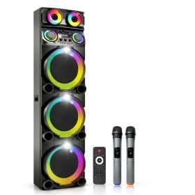 Boxă Portabilă JRH Bluetooth  3 × 12inch , 2 microphone wireless