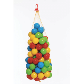 Bile colorate pentru copii 6.5 cm 90 buc Set