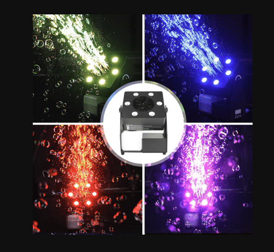 Mașină Profesională de Baloane cu LED RGBW – DMX 6 Canale, 1000 Baloane/sec, 11m Înălțime - imagine 2