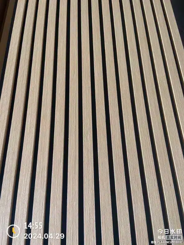 Panou riflaj acustic decorativ cu design OAK-1649S, MDF, 2900x600x21 mm - imagine 5