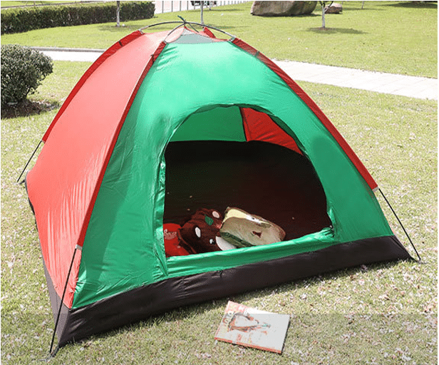 Cort de Camping, 3-4 Persoane, Material Rezistent, 220x250 cm