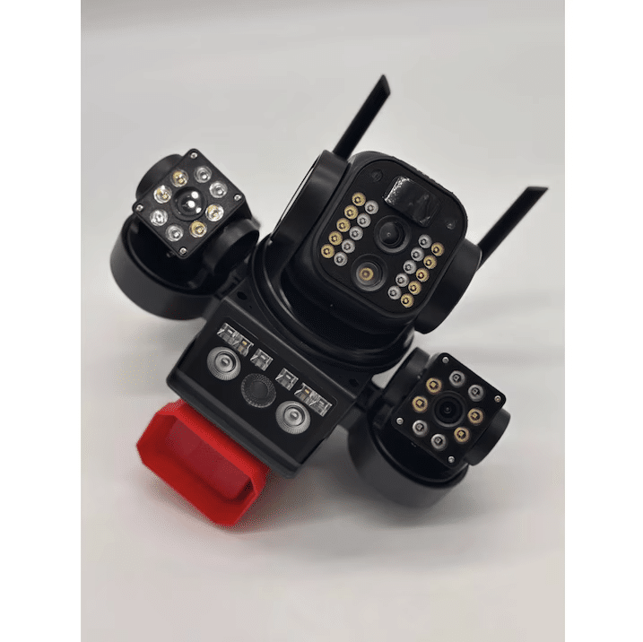 Cumpara Cameră Supraveghere 4G Crocodil – 3 Camere Rotative, 8K