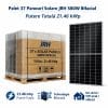 Palet 37 Panouri Solare JRH 580W Bifacial – Putere Totală 21.46 kWp, N type