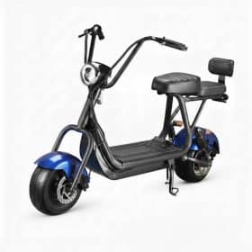 MINI SCUTER ELECTRIC HARLEY jrh 1000w – FARA PERMIS ACUMULATOR 48V12AH – AUTONOMIE 40-45KM albastru