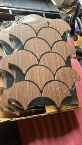 Panou acustic decorativ Fish Scale 518c