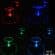Lampa solara tip Palmier, fibra optica LED RGB