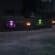Lampa solara tip Palmier, fibra optica LED RGB